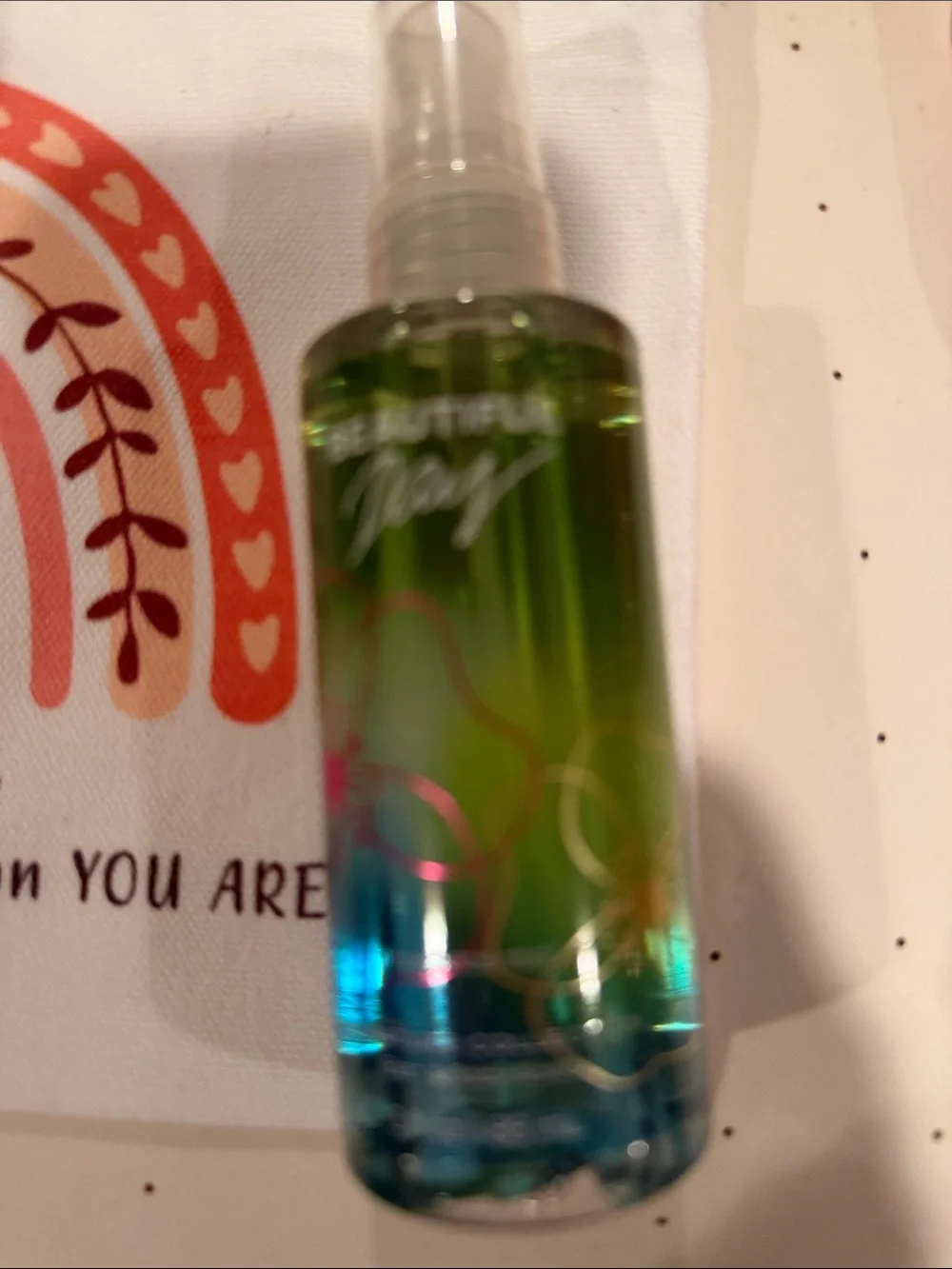 Girls Self Care Kit - Body Mist, Rainbow Gift Pouch, Candle, Pedi Brush Qtips